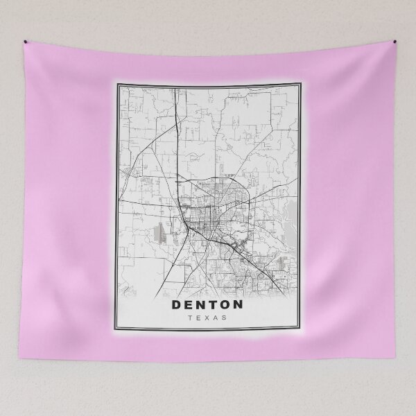 Item preview, Denton Map designed and sold by Tamas Das.