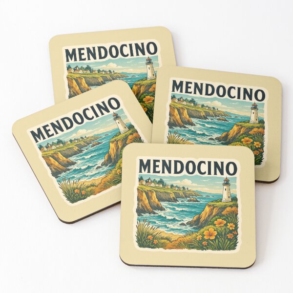 Item preview, Mendocino - Northern California Cliffside Coastline designed and sold by Myra365Art.