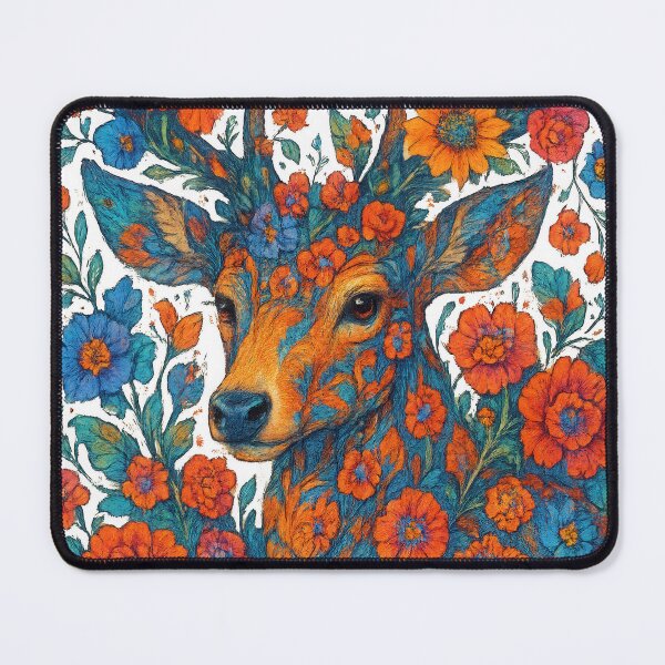 Item preview, Flower Deer designed and sold by a2zbuyshop.