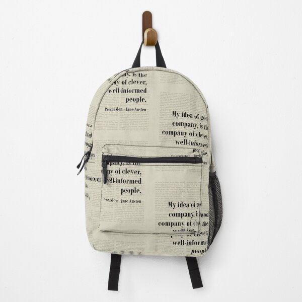 Item preview, Good Company Persuasion Jane Austen Quote Classic Literature designed and sold by kakarikihill.