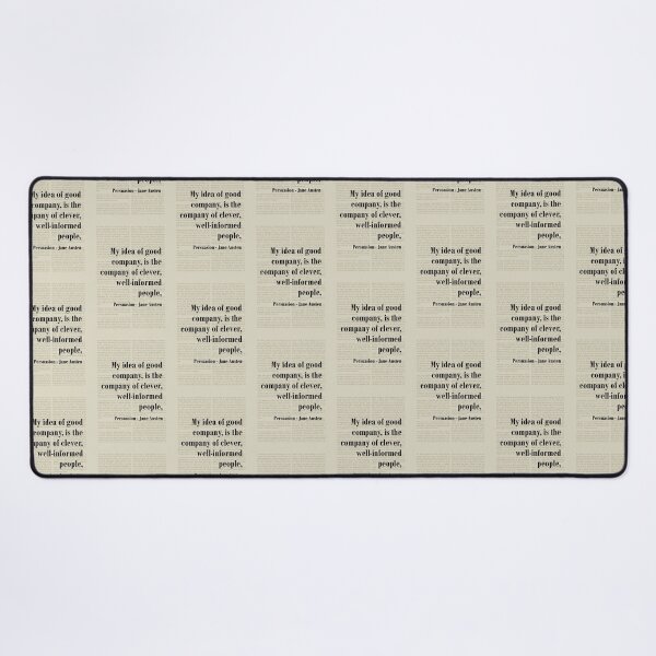 Item preview, Good Company Persuasion Jane Austen Quote Classic Literature designed and sold by kakarikihill.