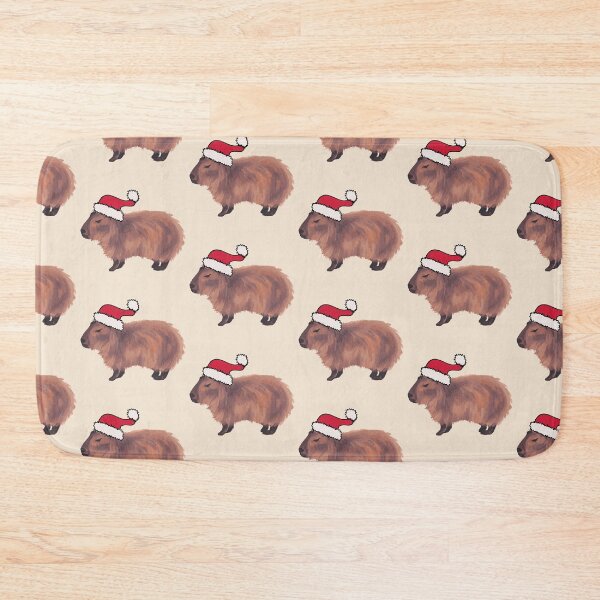 Item preview, Cranky Christmas Capybara designed and sold by LauraCoxArt.