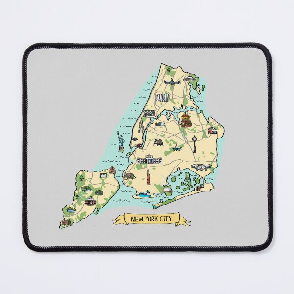 Item preview, New York City Map designed and sold by Sheridan T.