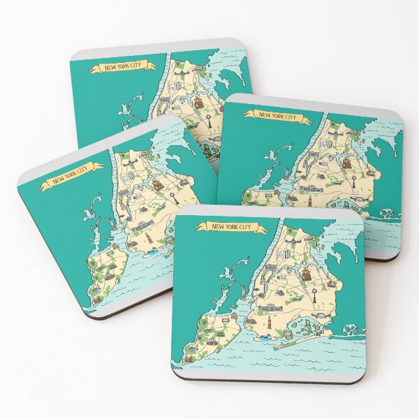Item preview, New York City Map  designed and sold by Sheridan T.