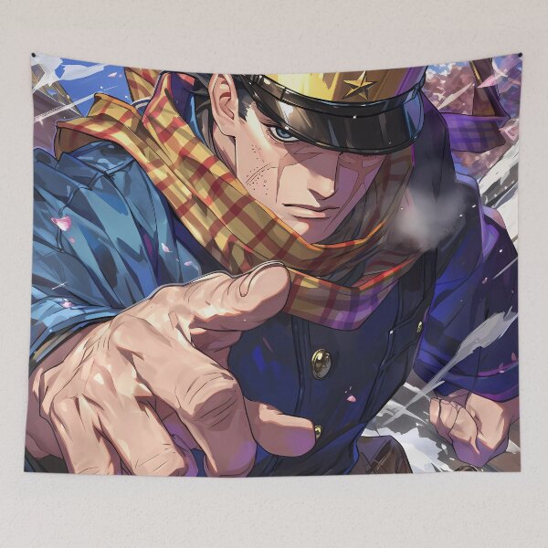 Item preview, Saichi Sugimoto Golden Kamuy Anime Rugged Winter Soldier Portrait designed and sold by juniorcastros.