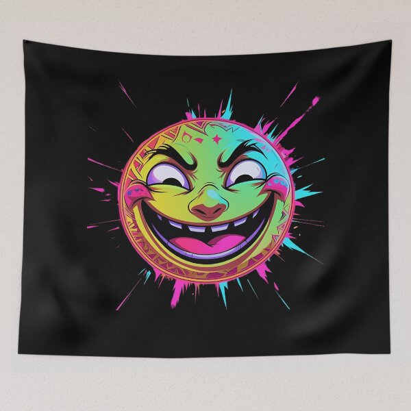 Item preview, Electric smiley face designed and sold by whatthefoxsays.