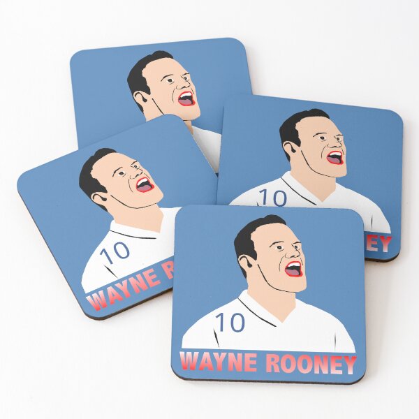 Item preview, Wayne Rooney illustration designed and sold by ZooStateofMind.