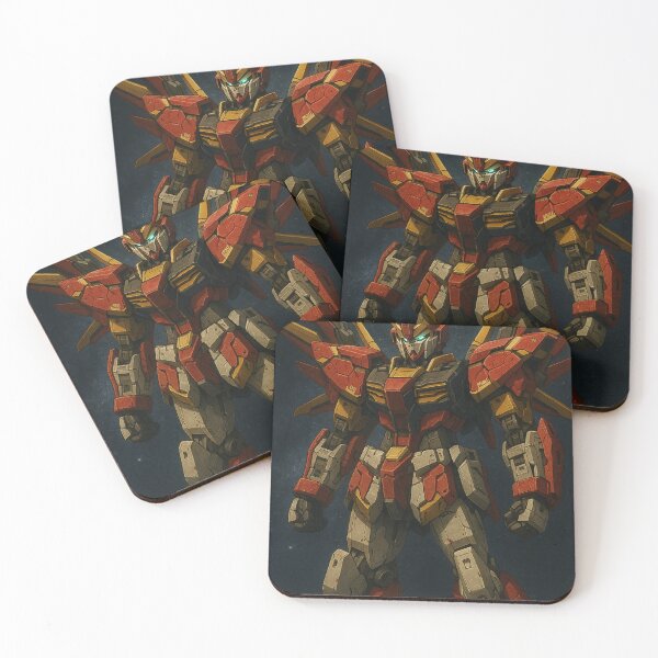 Item preview, red gundam suit art designed and sold by NichiStudio.