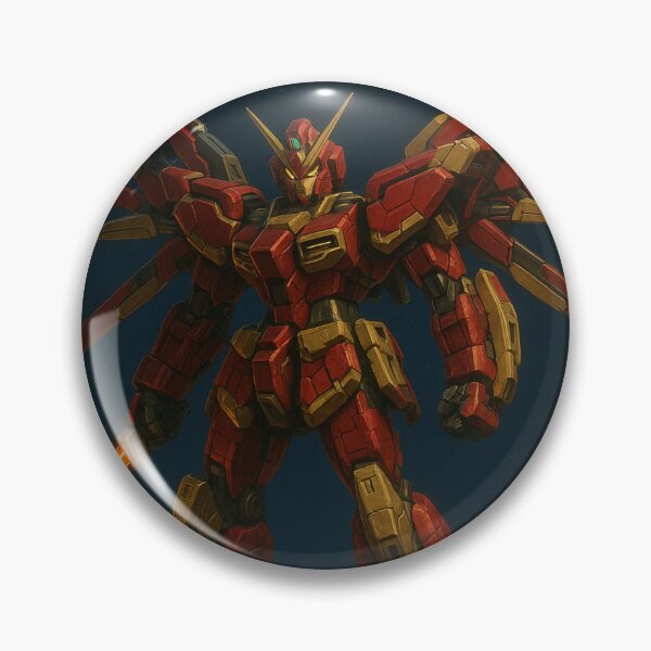 Item preview, red gold suit gundam  designed and sold by NichiStudio.