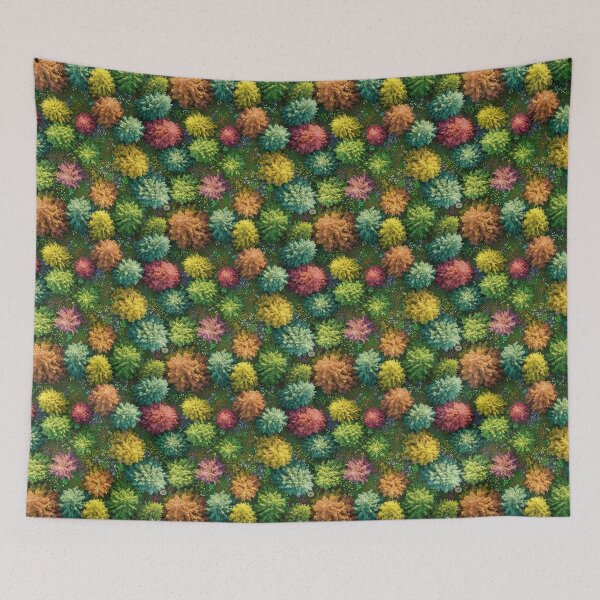 Item preview, Forest on bird's eye Seamless Pattern designed and sold by um1981.