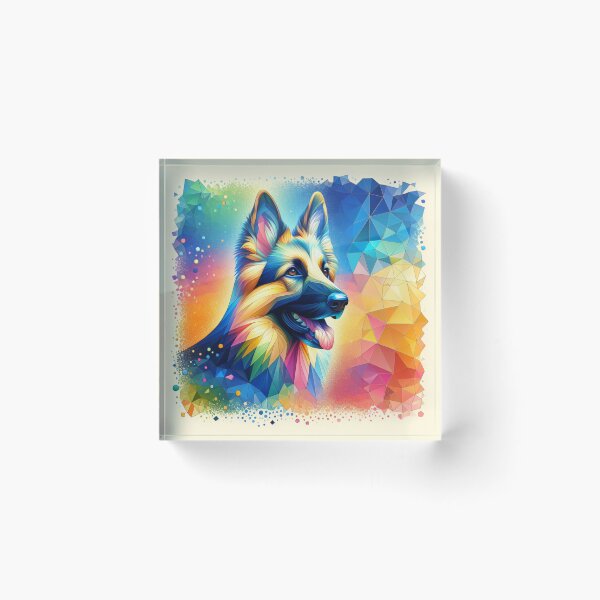 Item preview, Prism style German Shepherd designed and sold by BritishDelights.