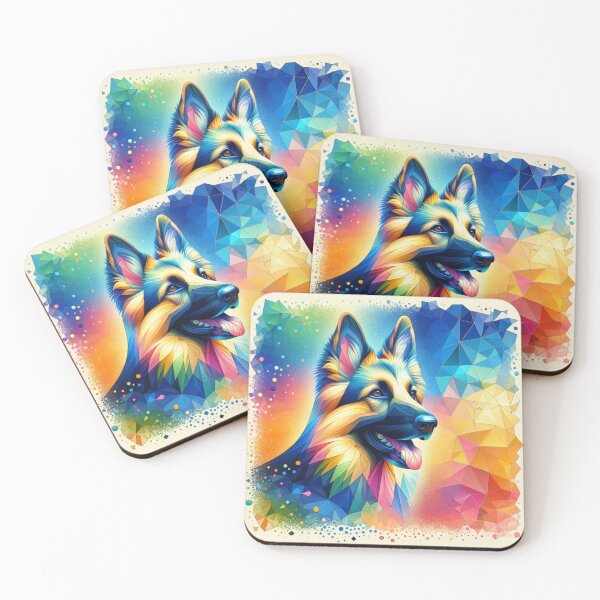 Item preview, Prism style German Shepherd designed and sold by BritishDelights.