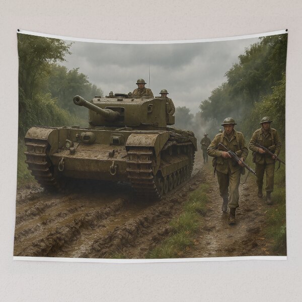 Item preview, Churchill Tank in Normandy Bocage designed and sold by Skyframe Aviation.