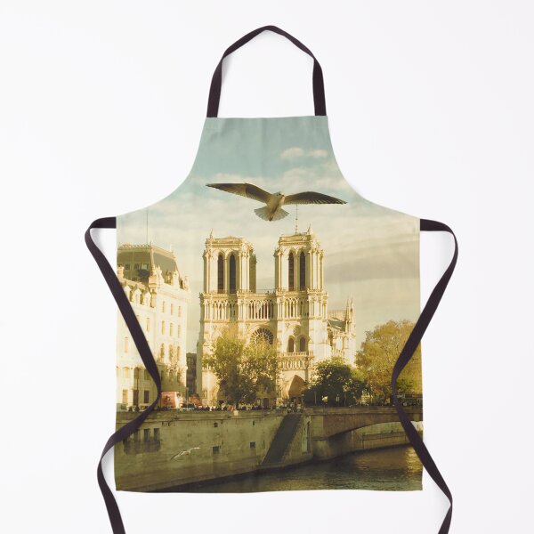 Item preview, Notre Dame with bird, vintage photo colors designed and sold by Dryft7.