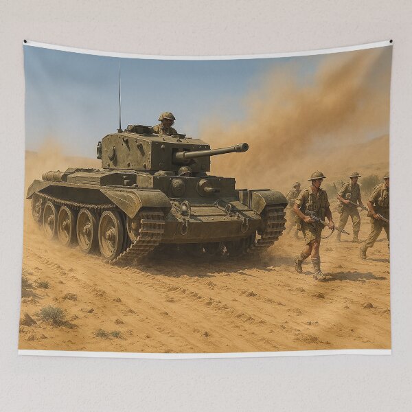 Item preview, Cromwell Tank with Desert Rats designed and sold by Skyframe Aviation.