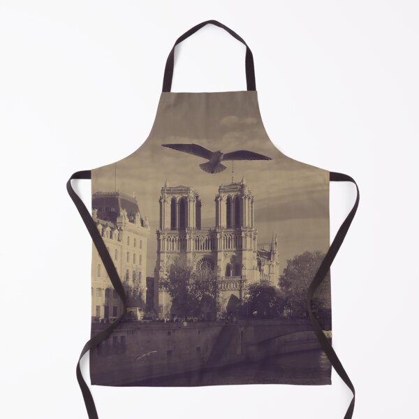 Item preview, Notre Dame with bird, sepia designed and sold by Dryft7.