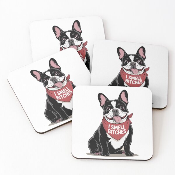Item preview, Cute Pug With A Bandana That Says "I Smell Bitches" designed and sold by clon-dot-net.