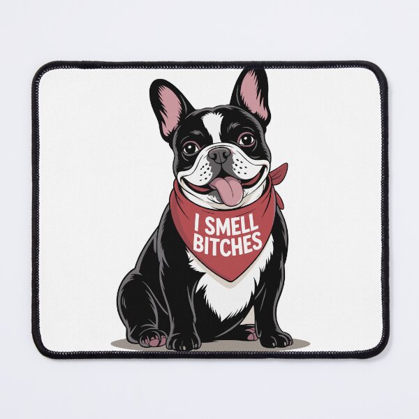 Item preview, Cute Pug With A Bandana That Says "I Smell Bitches" designed and sold by clon-dot-net.