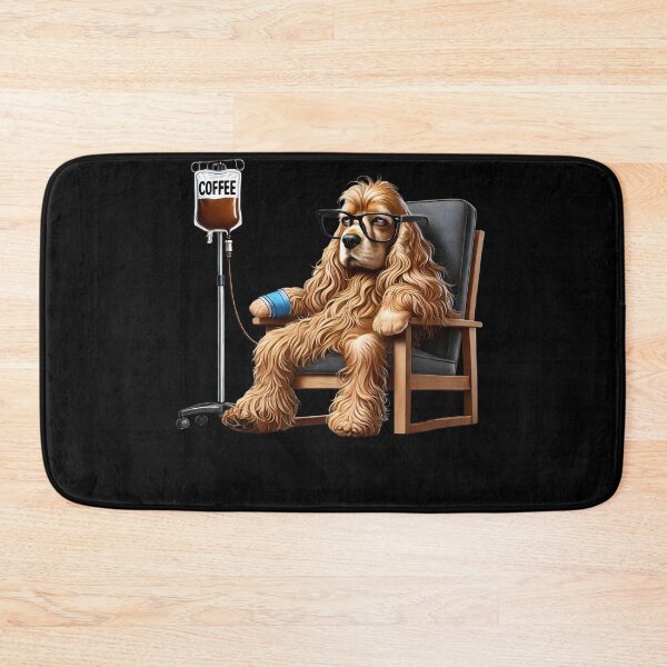 Item preview, Funny Cocker Spaniel Coffee Drink Dog Lover Dad Mom designed and sold by Kimberley King Art  King Art.