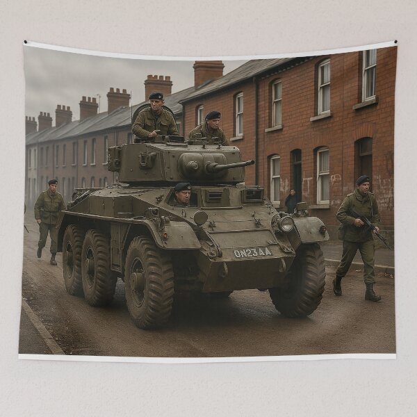 Item preview, Saracen Patrol in Northern Ireland designed and sold by Skyframe Aviation.