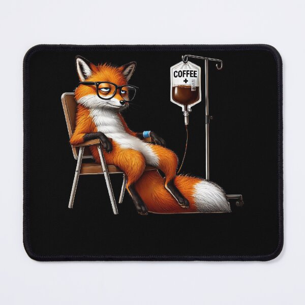 Item preview, Funny Fox IV Coffee Drink Animal Lover designed and sold by Kimberley King Art  King Art.