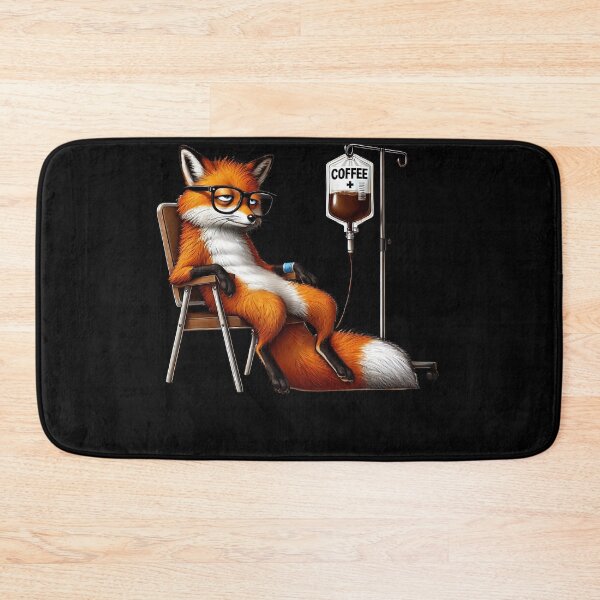 Item preview, Funny Fox IV Coffee Drink Animal Lover designed and sold by Kimberley King Art  King Art.