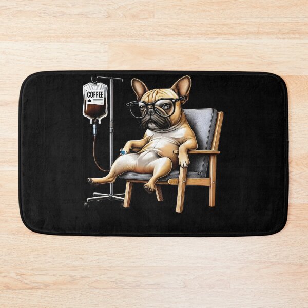 Item preview, Funny French Bulldog Coffee Drink Dog Lover designed and sold by Kimberley King Art  King Art.