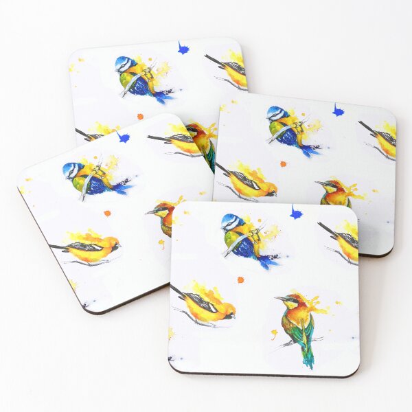 Item preview, Watercolor birds designed and sold by Suna Sun.