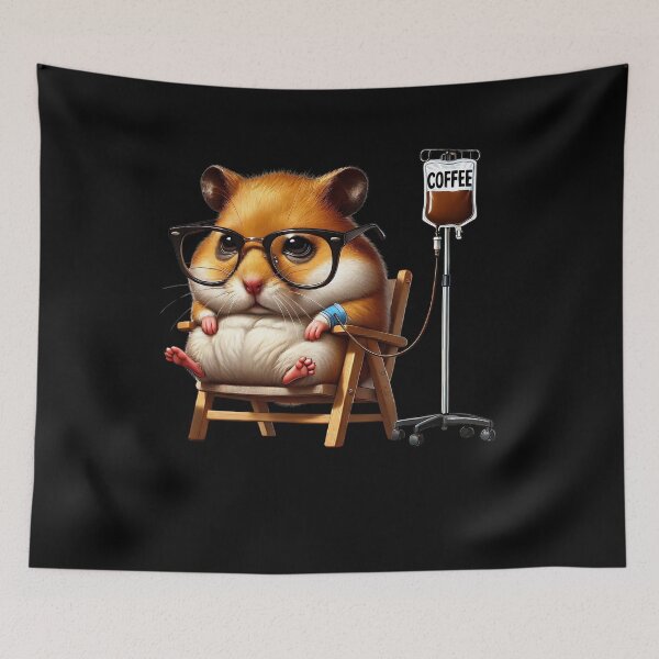 Item preview, Funny Hamster IV Coffee Drink Animal Lover designed and sold by Kimberley King Art  King Art.