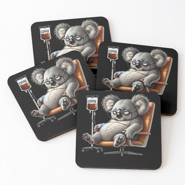 Item preview, Funny Koala IV Coffee Drink Animal Lover designed and sold by Kimberley King Art  King Art.