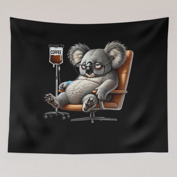 Item preview, Funny Koala IV Coffee Drink Animal Lover designed and sold by Kimberley King Art  King Art.