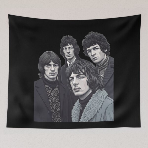 Artikelvorschau, Pink Floyd Vintage Vektorporträt entworfen und verkauft von JayceTucker89.