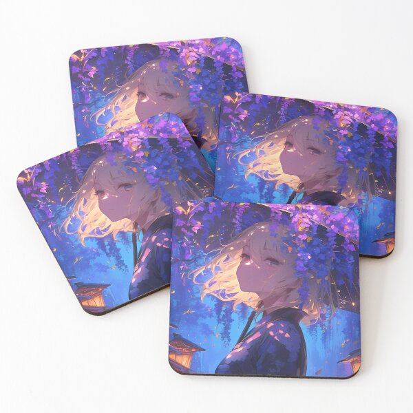 Item preview, Katyusha Moonlit Wisteria Lanterns Girls und Panzer Anime designed and sold by juniorcastros.