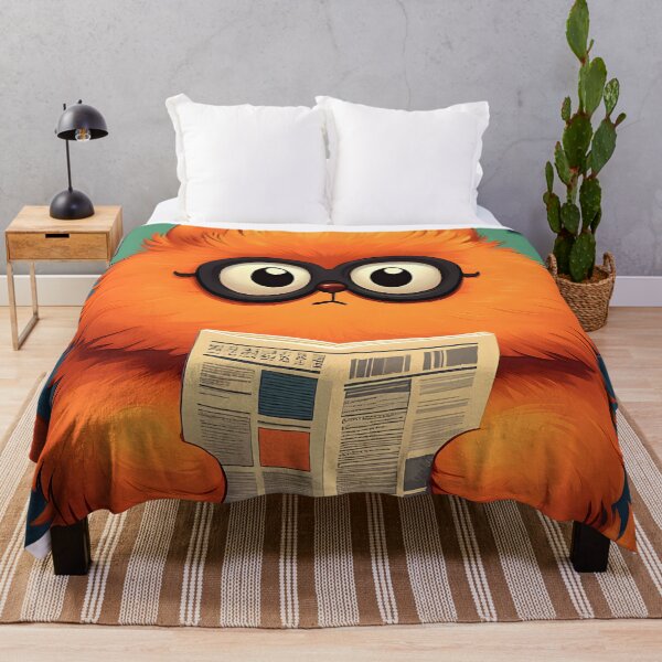 Item preview, Animal Fluffy Pomeranian Reading Newspaper Bathroom Toilet Glasses designed and sold by earlobejerk.