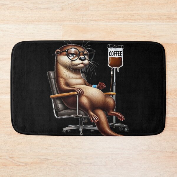 Item preview, Funny Otter IV Coffee Drink Animal Lover designed and sold by Kimberley King Art  King Art.