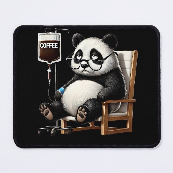 Item preview, Funny Panda IV Coffee Drink Animal Lover designed and sold by Kimberley King Art  King Art.