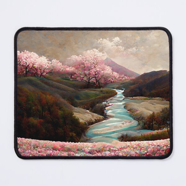 Item preview, Cherry Blossom River Dreamscape designed and sold by Amr Siam.