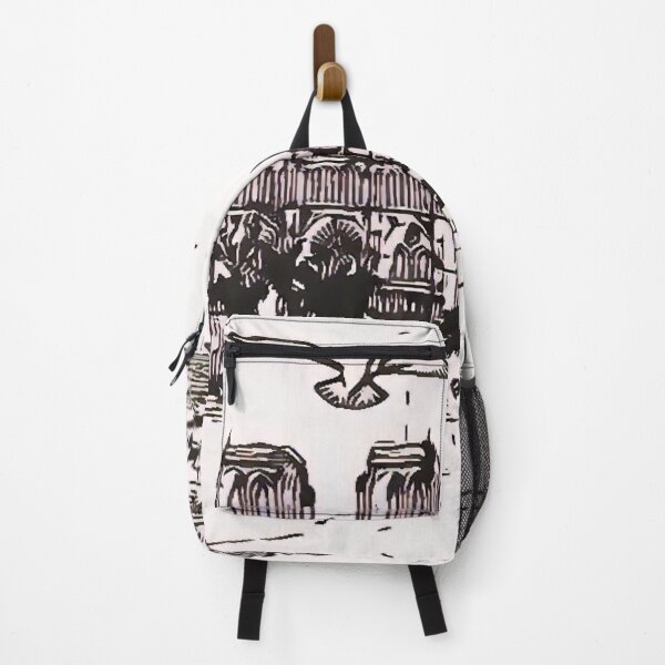 Item preview, Notre Dame with bird, thin line sketch designed and sold by Dryft7.