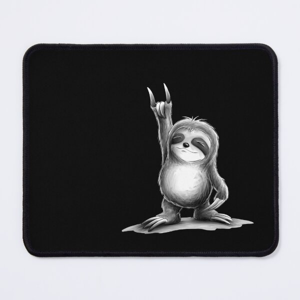 Item preview, Old School Music Rock On Party Sloth  designed and sold by Skizzenmonster.