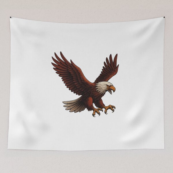 Item preview, Strike in Flight - Bald eagle designed and sold by Fleetwood1994.