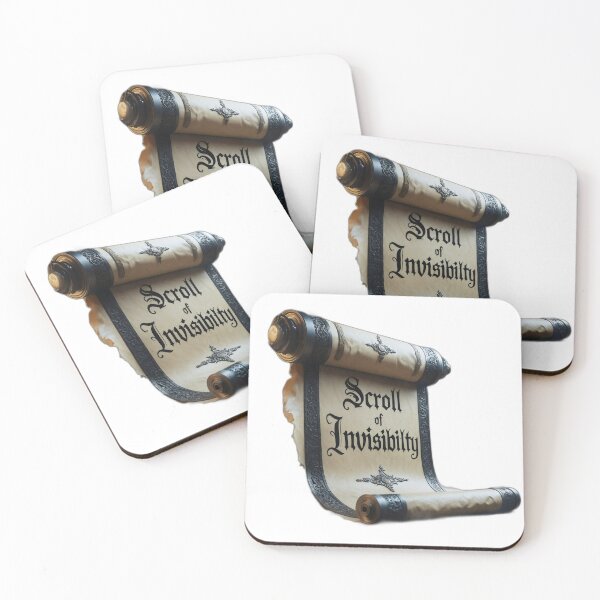 Item preview, Scroll of Invisibility designed and sold by Kamadiart.