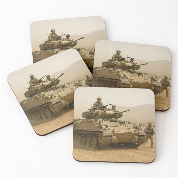 Item preview, Warrior IFV in Gulf War Desert designed and sold by Skyframe Aviation.