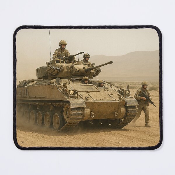Item preview, Warrior IFV in Gulf War Desert designed and sold by Skyframe Aviation.