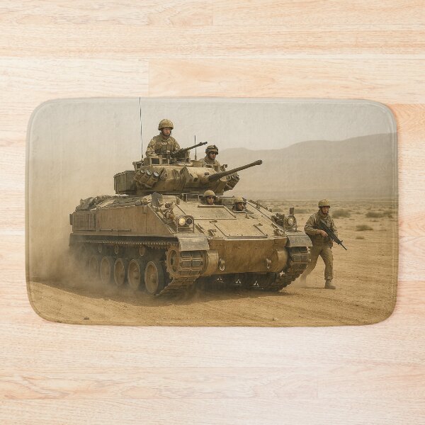 Item preview, Warrior IFV in Gulf War Desert designed and sold by Skyframe Aviation.