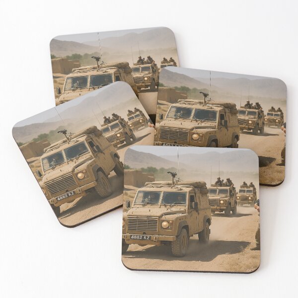 Item preview, Snatch Land Rovers in Helmand designed and sold by Skyframe Aviation.