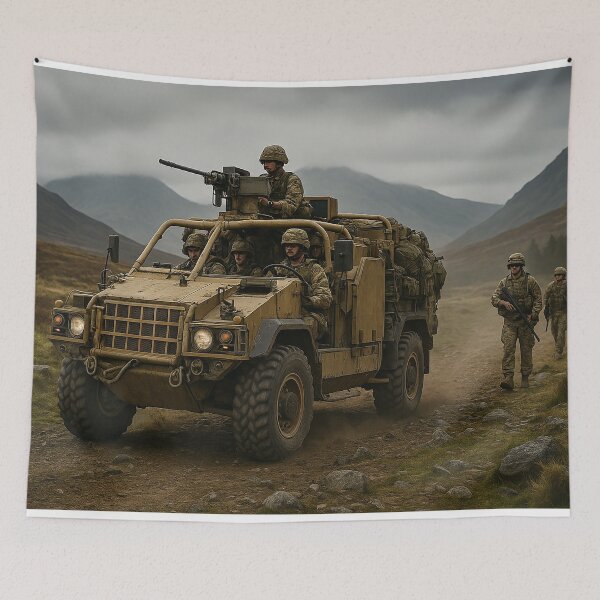 Item preview, Jackal Patrol in the Highlands designed and sold by Skyframe Aviation.