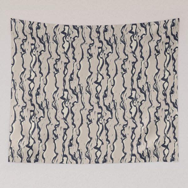 Artikelvorschau, Streifen gemalt Scandi Muster entworfen und verkauft von Pattern Palette Hub.