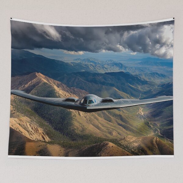 Item preview, Black Phantom Northrop Grumman B-2 in Flight designed and sold by Skyframe Aviation.