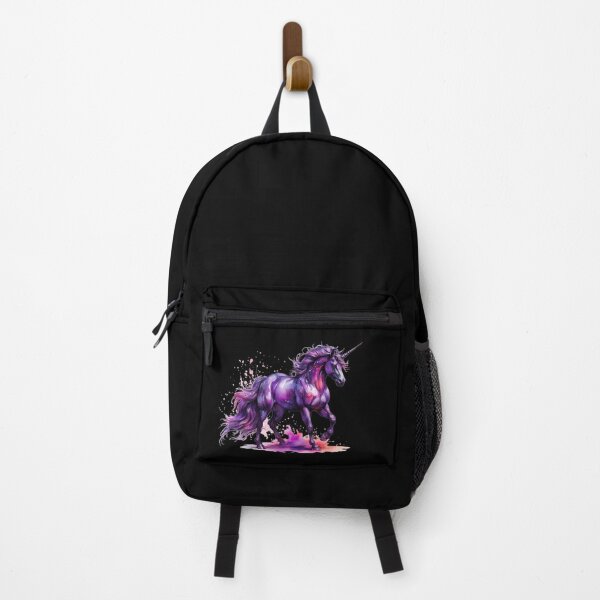 Item preview, a purple star unicorn as a digital watercolor designed and sold by Rose Design & Photos.