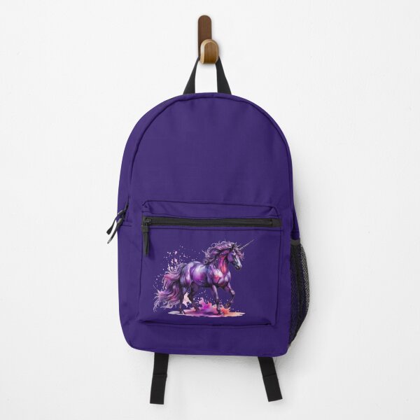 Item preview, a purple star unicorn as a digital watercolor designed and sold by Rose Design & Photos.